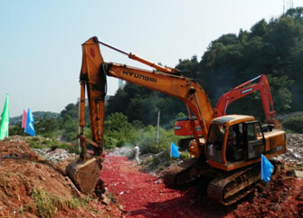 中華北路延伸段道路工程開工